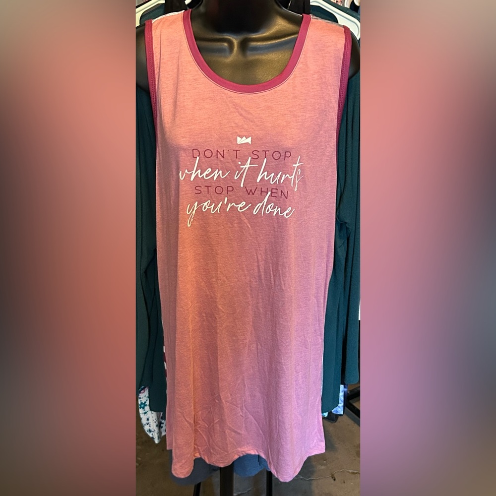 LadyBoss Swag Push Through Crossback Tee